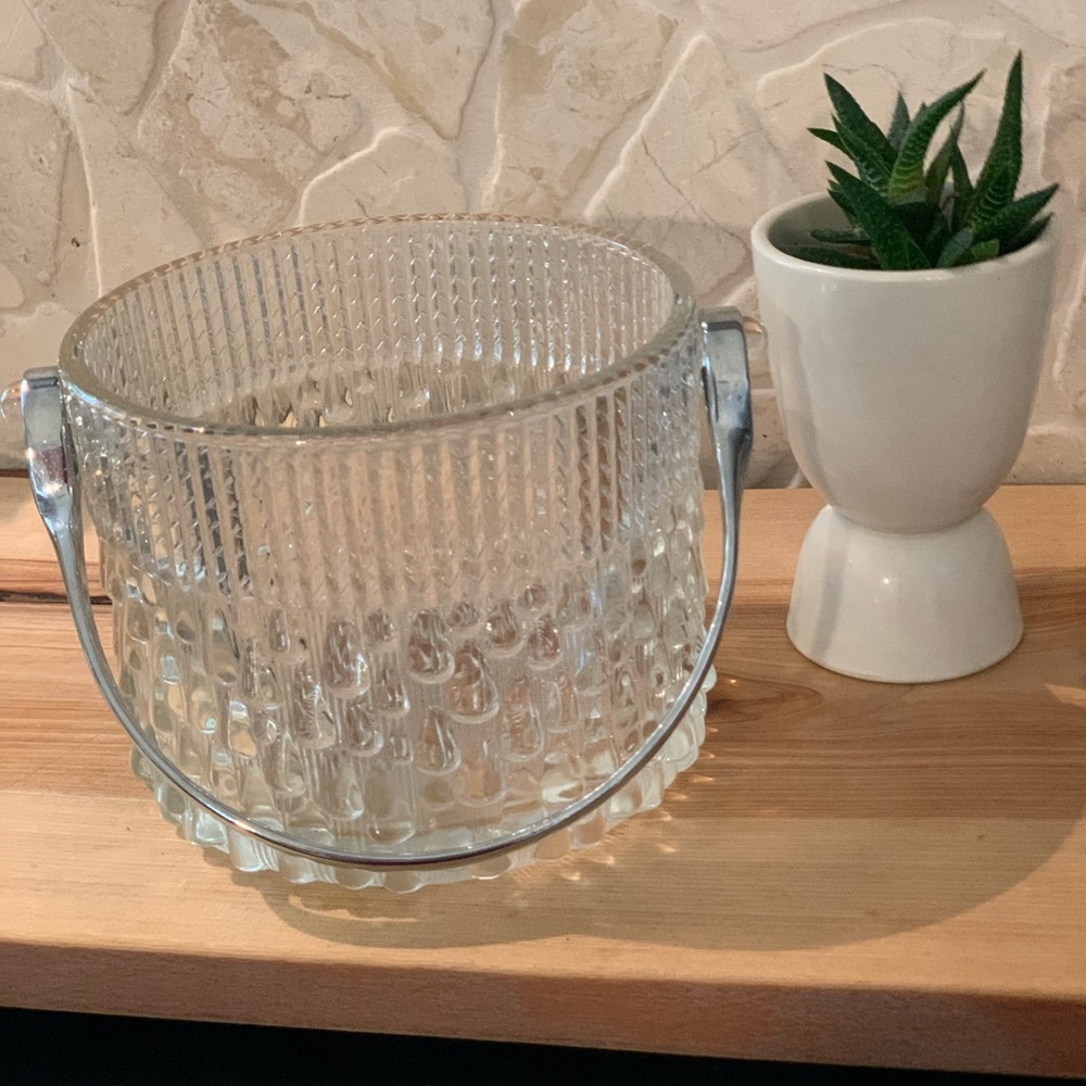 TELEFLORA | Vintage Glass Ice Bucket